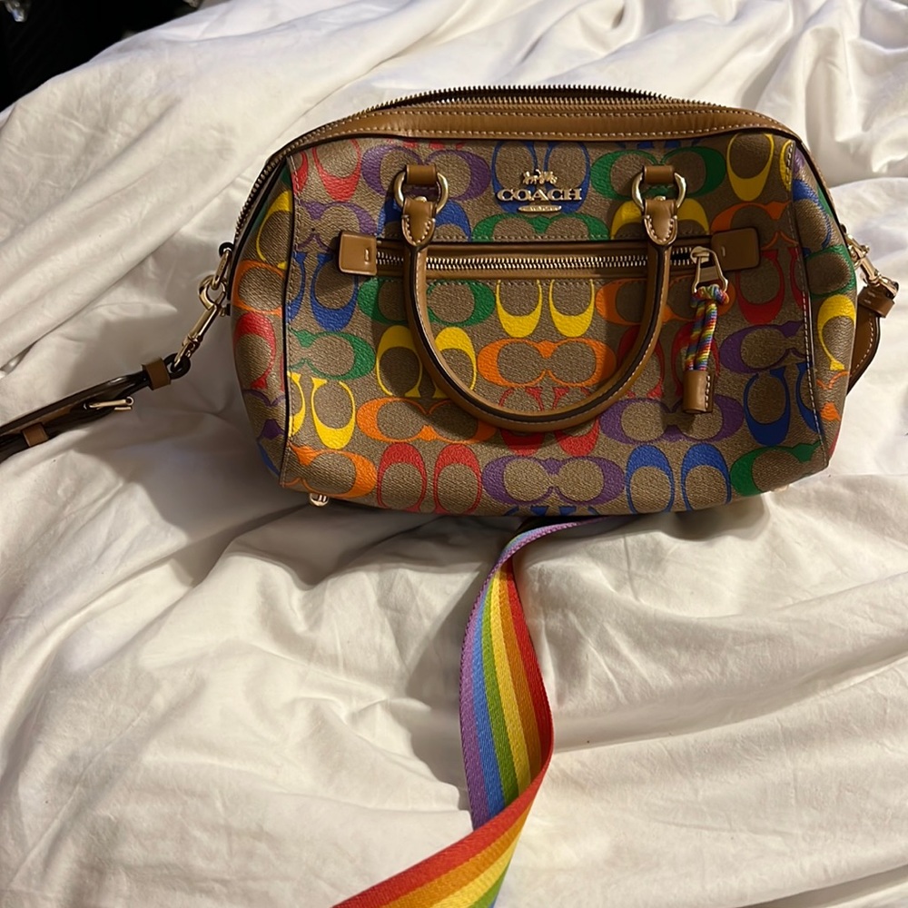 Special edition  rainbow coach bag